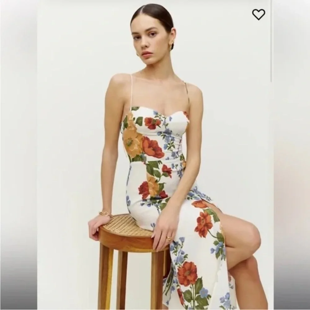 Reformation Juliette Midi Dress in Formosa Floral Print - Picture 1 of 5